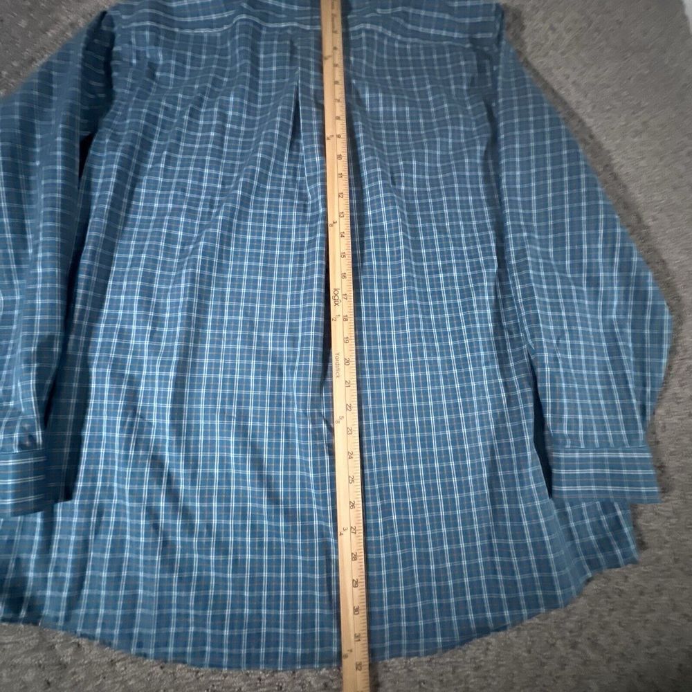 L.L.Bean XL Traditional Fit‎ Shirt Cotton Button Front Plaid Chest Pocket - Picture 7 of 8